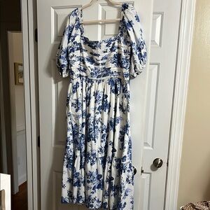 Abercrombie & Fitch Blue Floral Dress